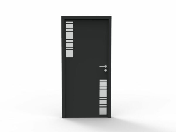 deco porte exterieur en alu inox