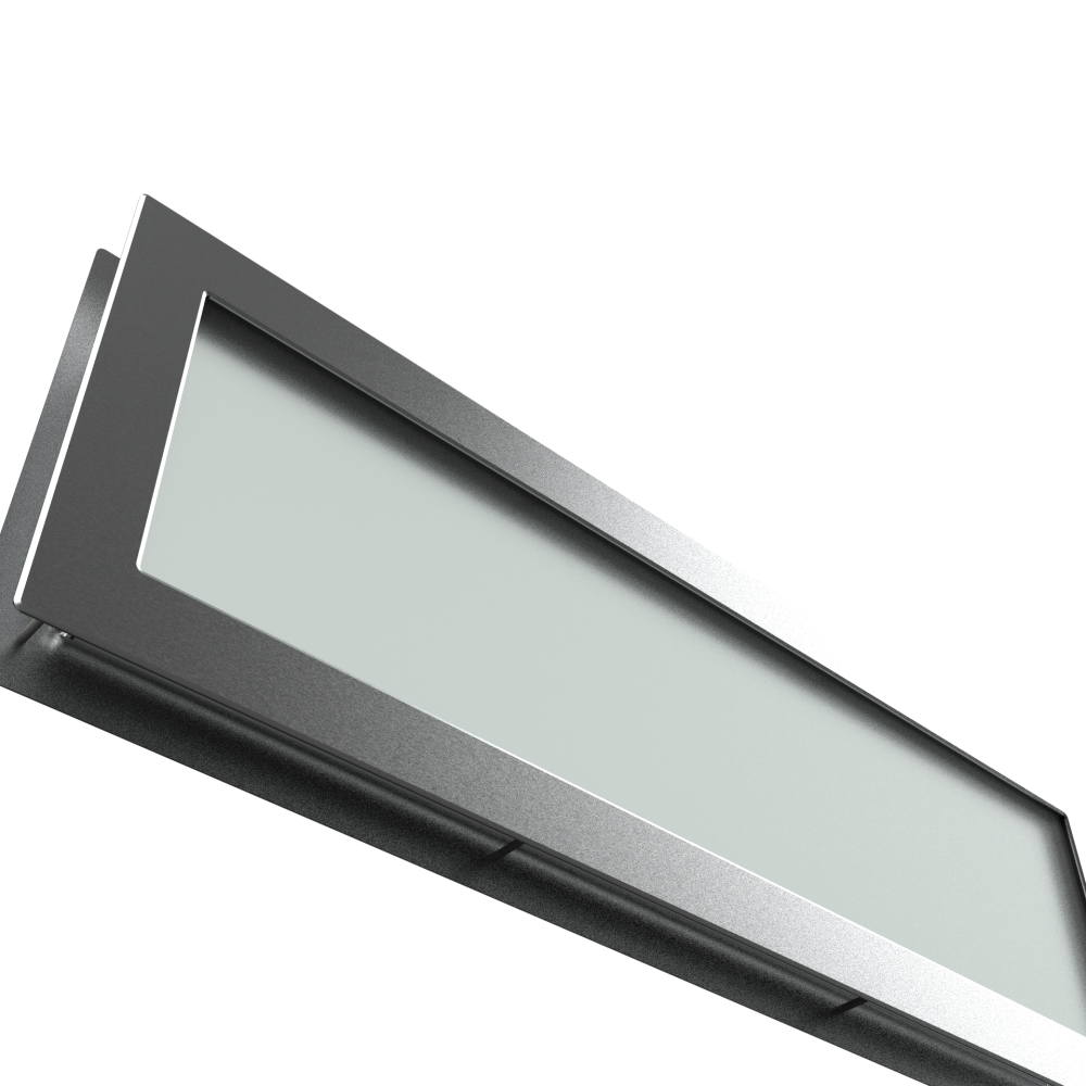 hublot vertical 250x750 mm pour porte de garage