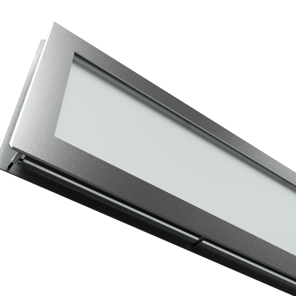 hublot vertical 250x750 mm pour porte de garage