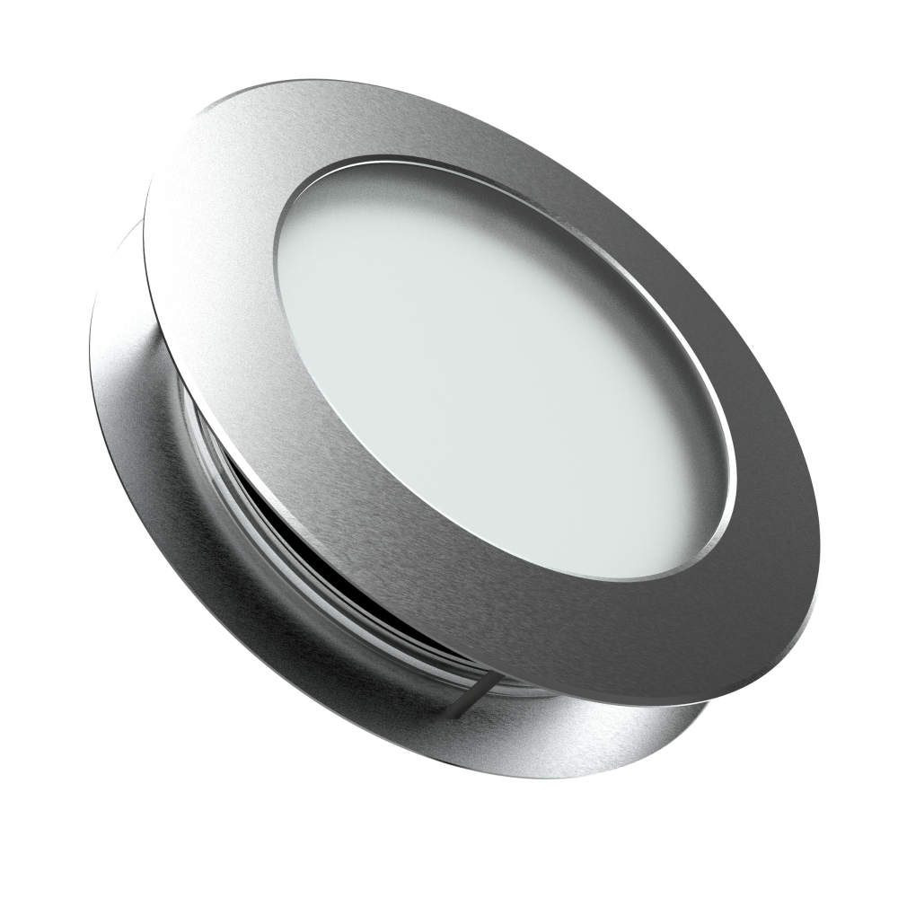 PRESTIGIO - Hublot rond pour porte intérieure Ø250 mm – Double vitrage PMMA dépoli ou clair aspect verre