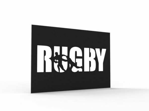 Tableau Rugby décoration murale en métal