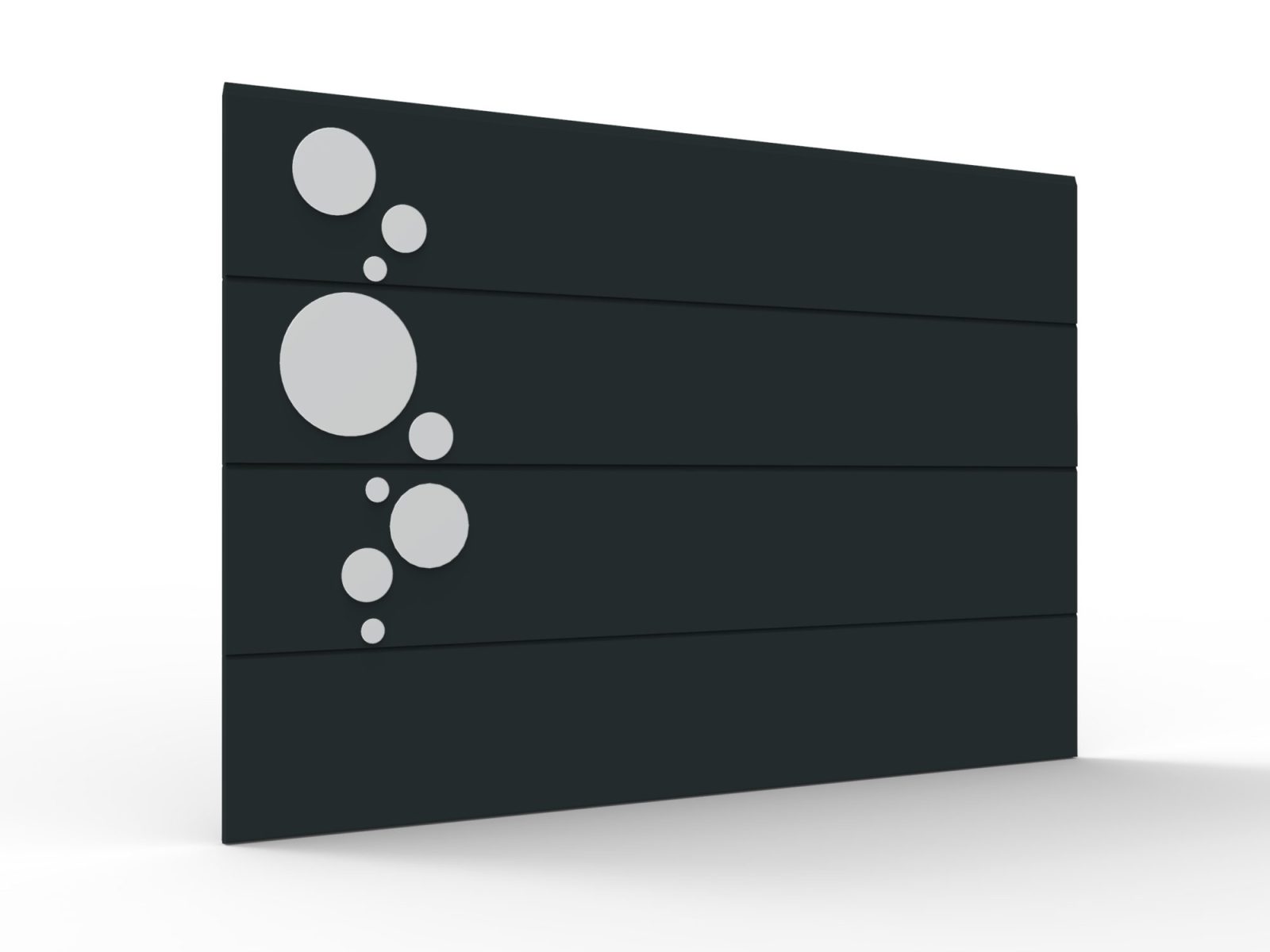 Décor Inox Adhésif Pour Porte De Garage
