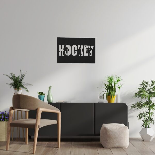 tableau hockey décoration murale en métal