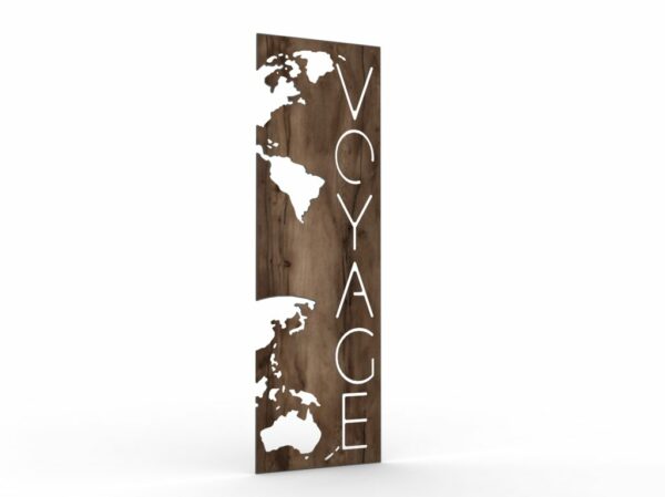 deco murale voyage en bois