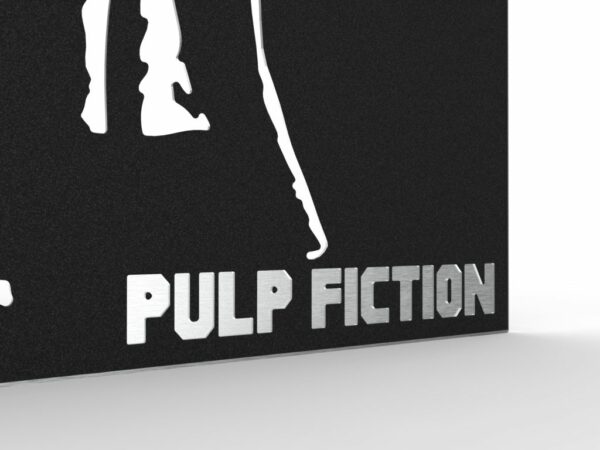 deco murale film Pulp Fiction en metal