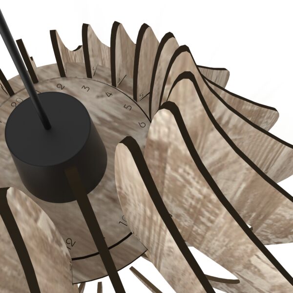 luminaire suspension en bois