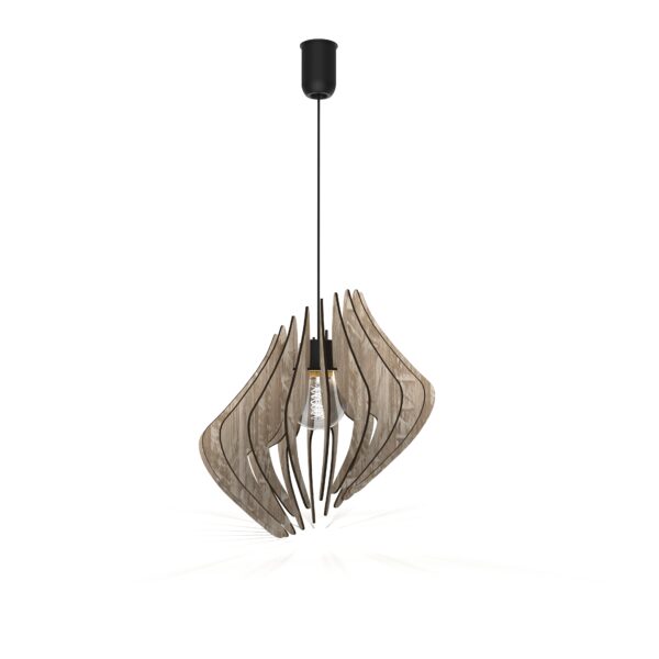 luminaire suspension en bois