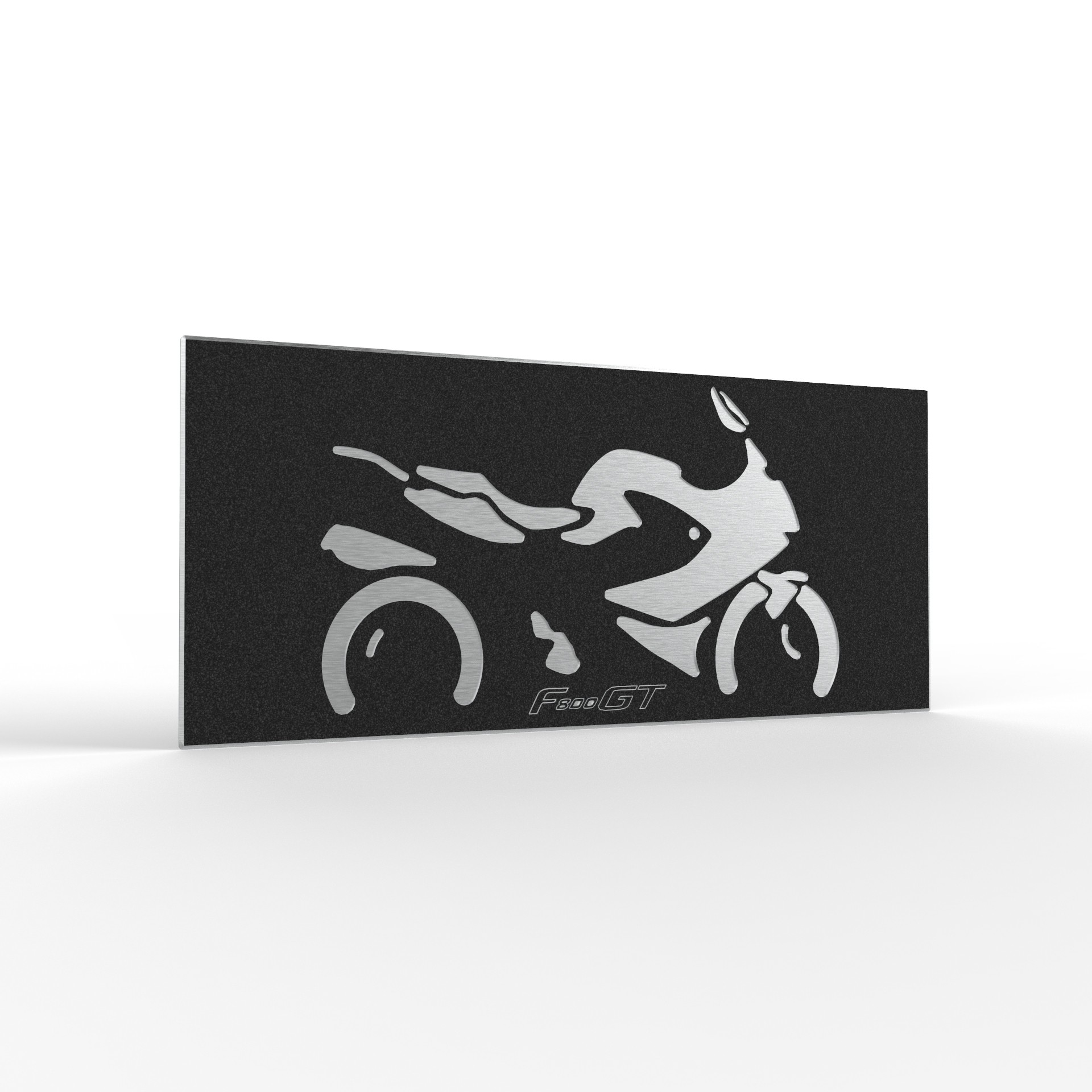 Generic Moto en bois pour décoration murale - couleur noir à prix