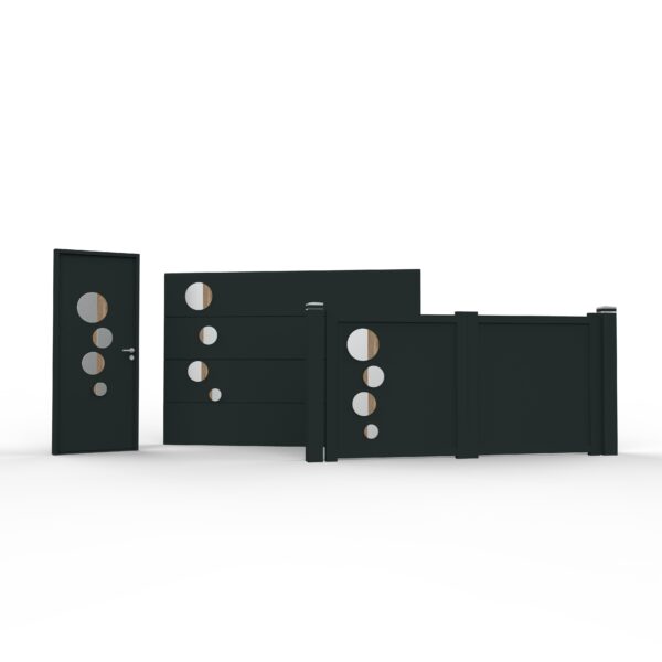 ROMAIN - Décoration porte de garage - Tous types de portes - alu inox
