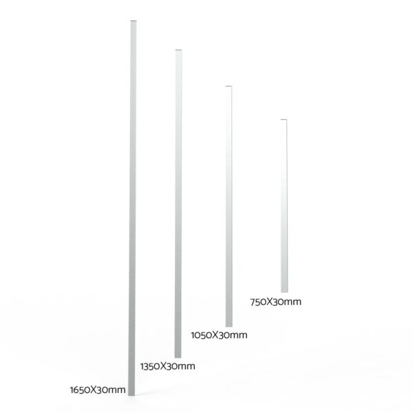 SIERRA - Décors alunox à coller- Décor porte de garage - Alu inox