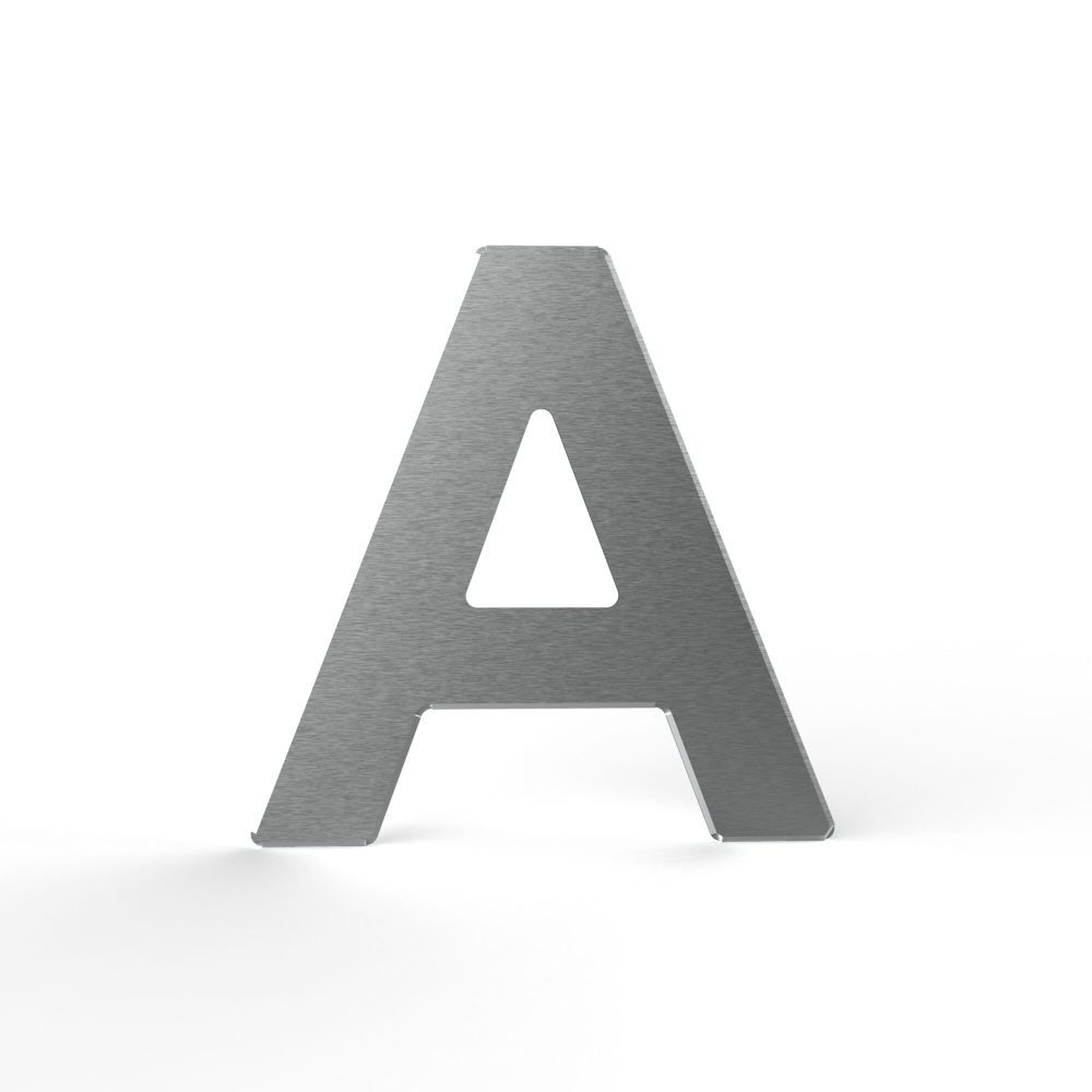 ALIA - Lettre de maison pour l’extérieur en alu inox
