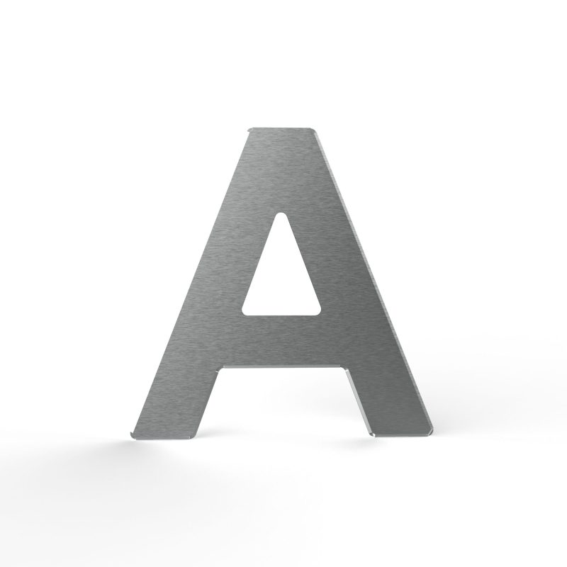 ALIA - Lettre de maison pour l’extérieur en alu inox