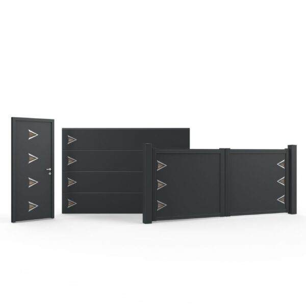 GABRIEL - Déco alu porte maison - Portes, portails & portes de garage