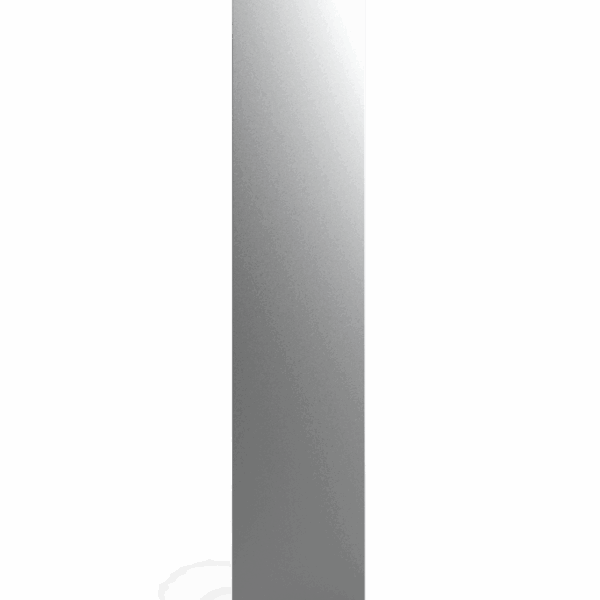 DECOR PORTAIL - Plaque 1460x300 mm - Alu inox brossé