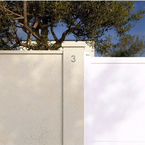 ELINOA - Numéro de maison en Alu Inox Brossé - Différentes tailles – Image 4