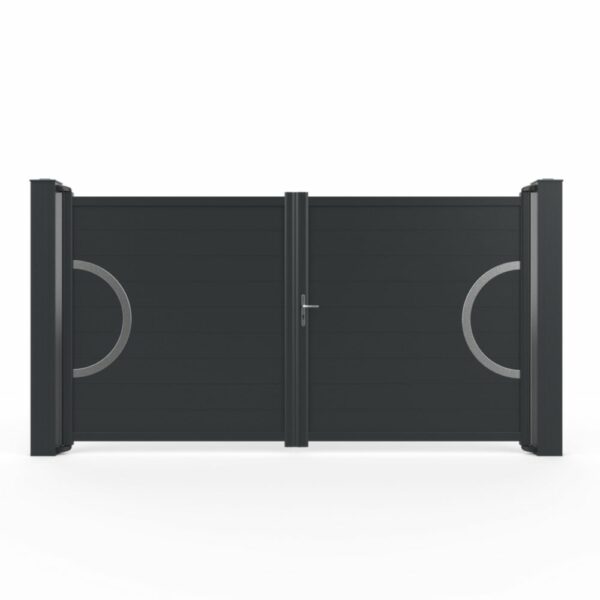 Élément décoratif design AURA pour portail moderne
