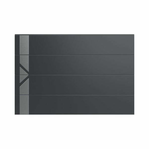 ZUMA - Décor alu inox porte garage - Déco porte de garage sectionnelle