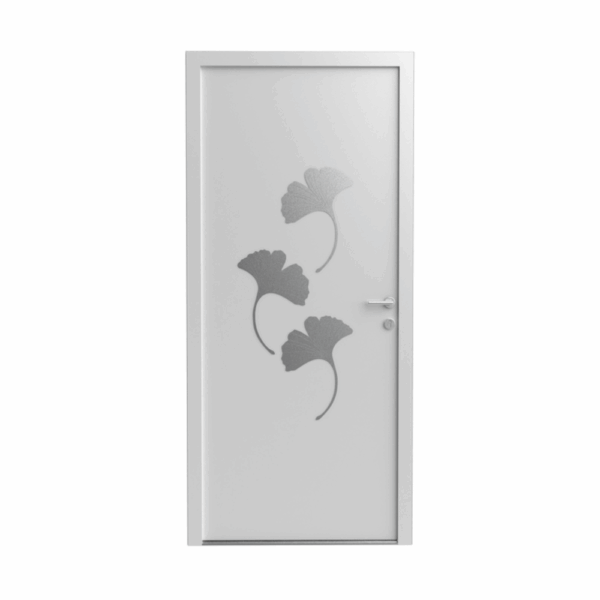 KAÏRA - Kit déco pour porte - Décor motif Ginkgo porte de maison  - Déco nature pour portes – Image 2