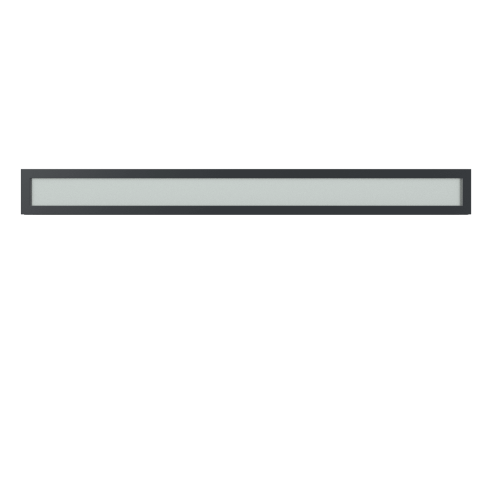 Hublot grande longueur sur-mesure - 200x2000mm - Laquage sur mesure