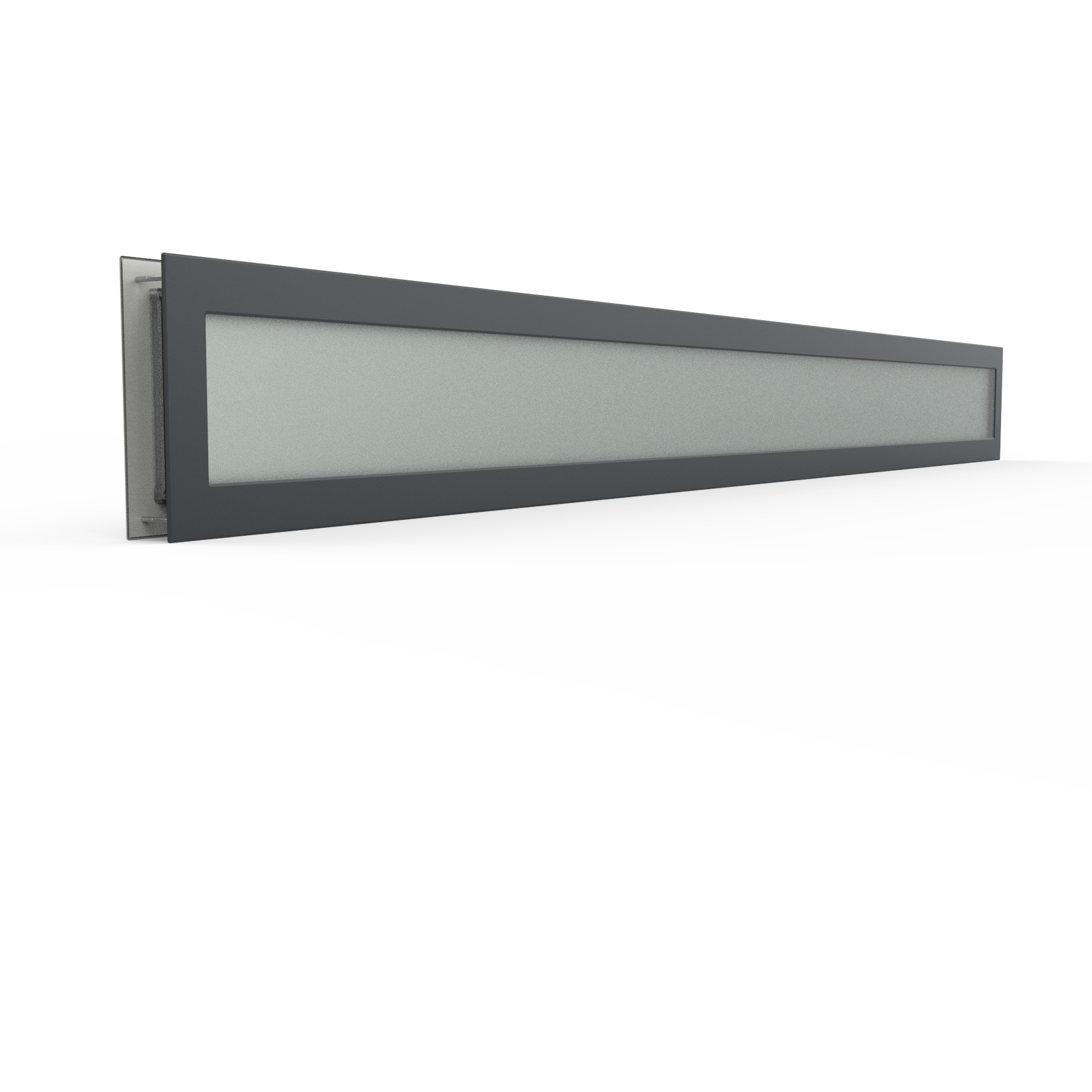 Hublot grande longueur sur-mesure - 200x2000mm - Laquage sur mesure