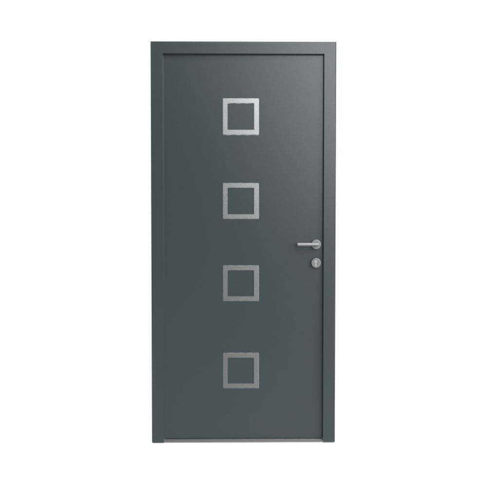 NOÉ – Décor carré alu pour porte – Portes, portails & portes de garage – Image 3