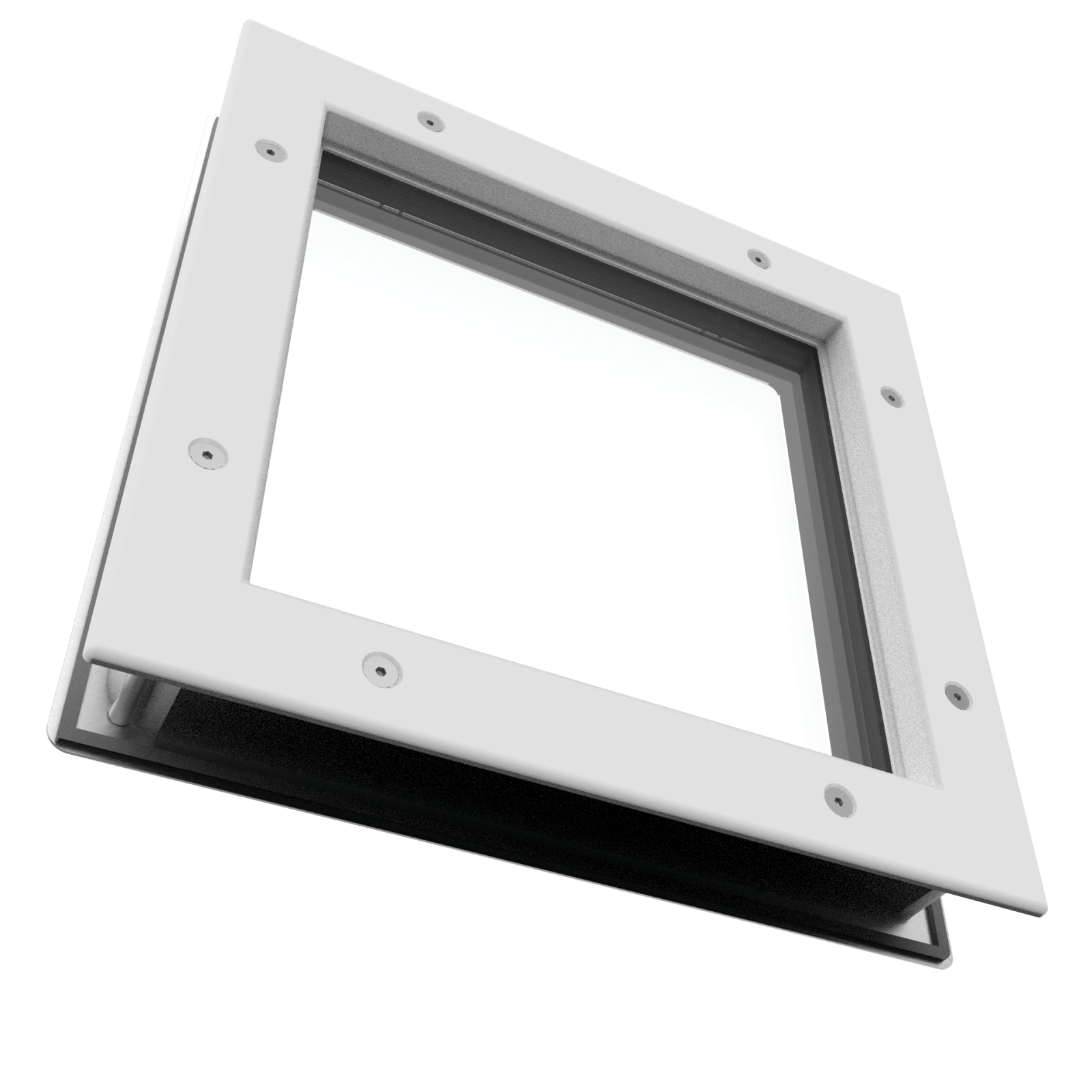 FIN DE SERIE - Lot de 4 Hublots Double Vitrage Clair – Pour Panneaux 40 mm (Portes de Garage & Intérieures) – Image 3