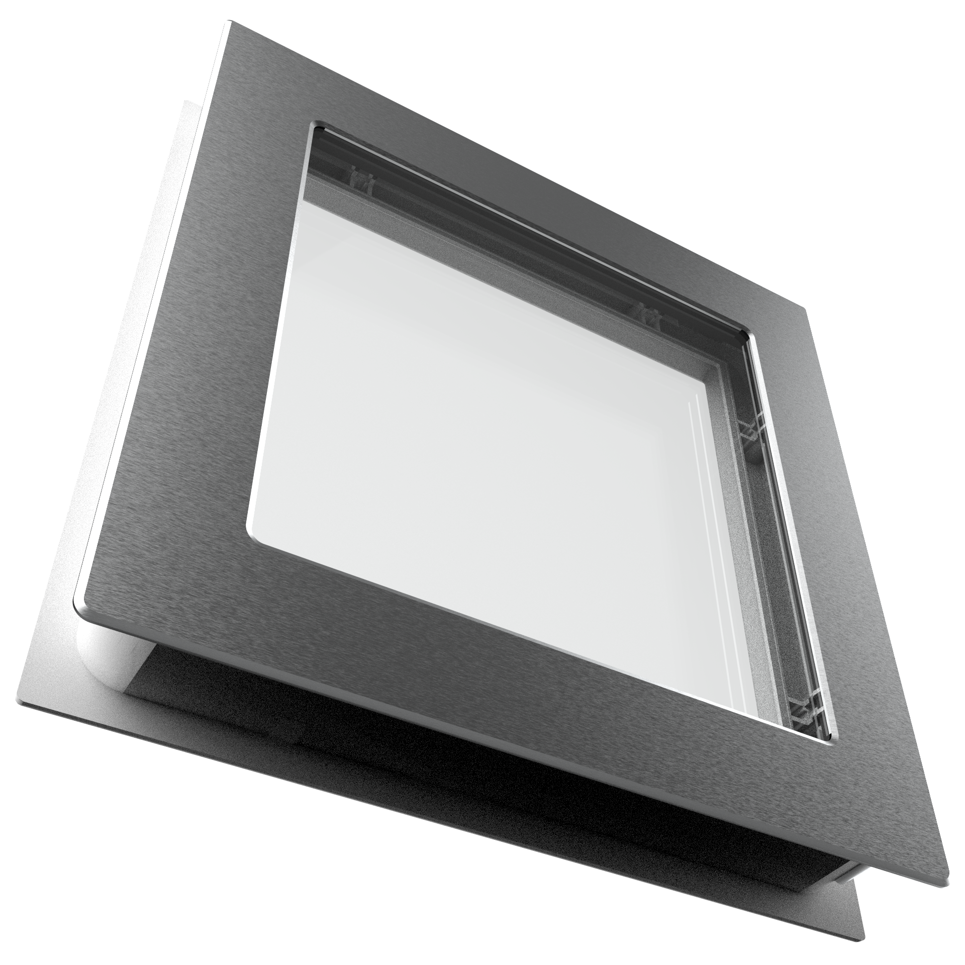 FIN DE SERIE - Lot de 4 Hublots Double Vitrage Clair – Pour Panneaux 40 mm (Portes de Garage & Intérieures) – Image 2