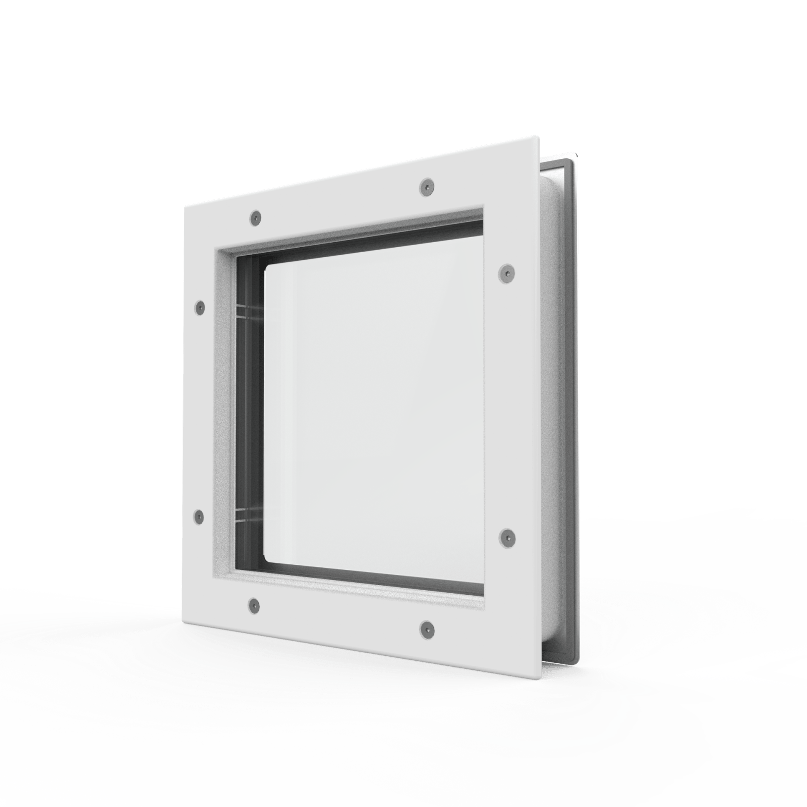 FIN DE SERIE - Lot de 4 Hublots Double Vitrage Clair – Pour Panneaux 40 mm (Portes de Garage & Intérieures) – Image 7