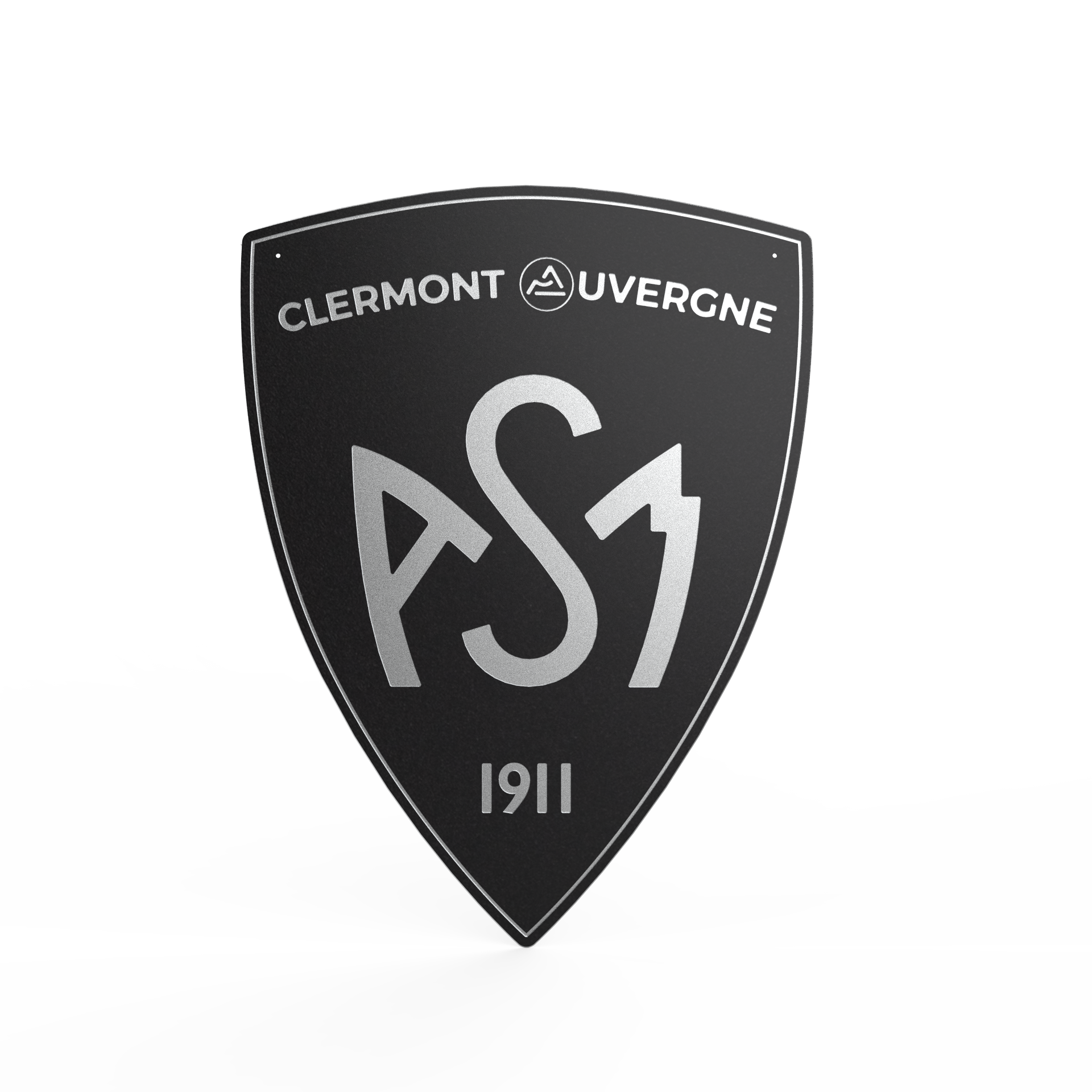 Déco Rugby - Alu laqué noir - H.900x677mm