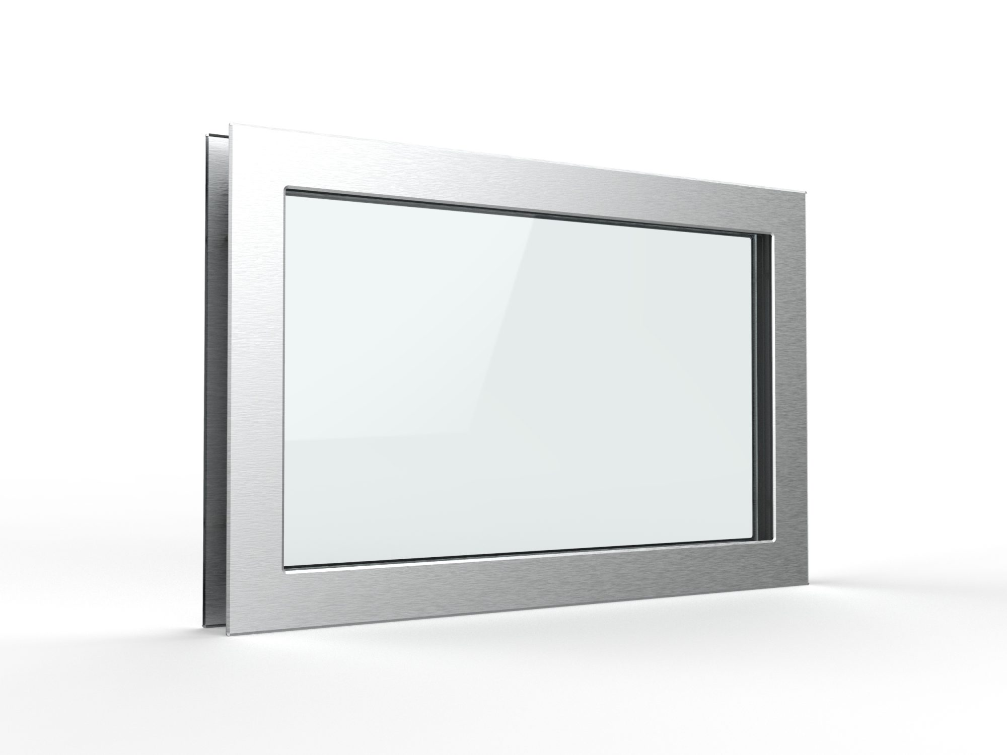 Hublot 344x534mm - Double vitrage PMMA clair - Aspect du verre - Lot de 6