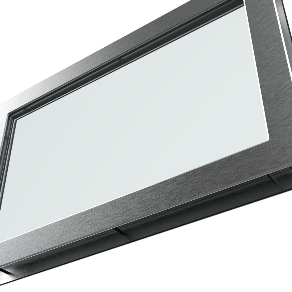 Hublot 344x534mm - Double vitrage PMMA clair - Aspect du verre - Lot de 6