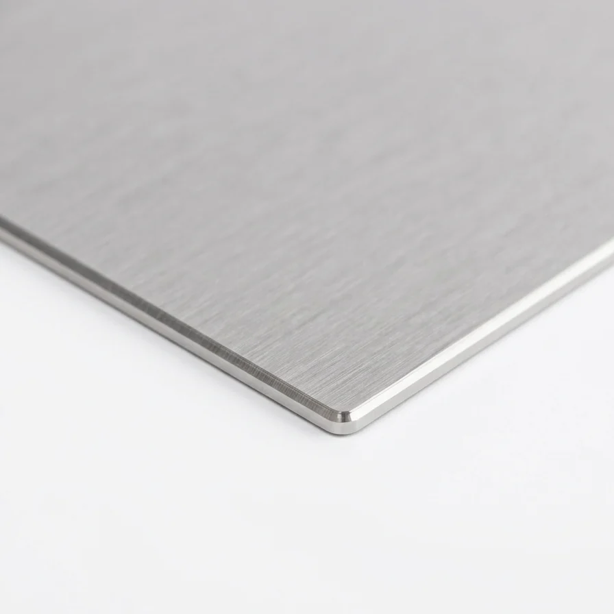 LIAM - Décoration Alu à Coller Porte 750x13 mm en Inox Brossé- Tous types de portes – Image 3