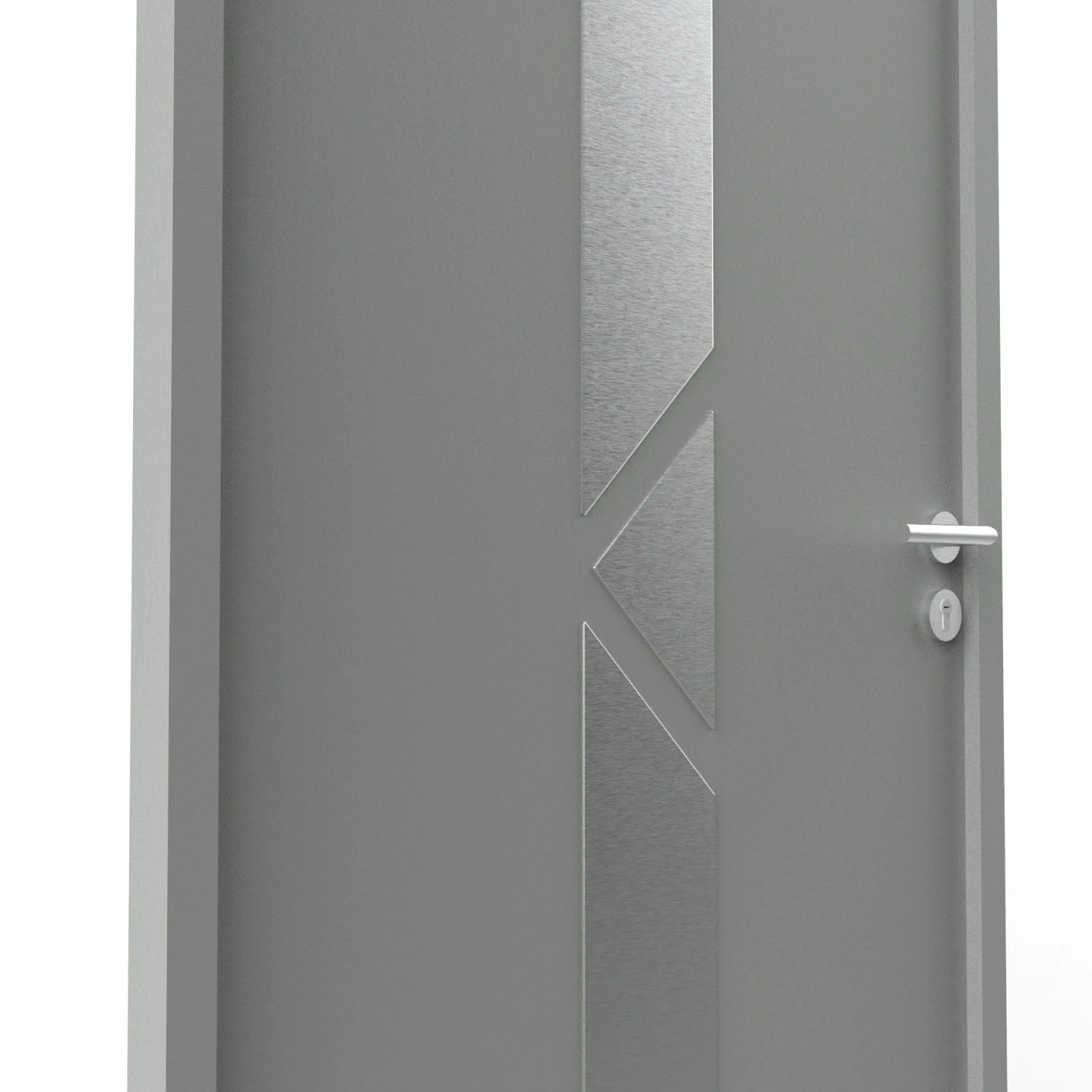 IZEL - Décor pour porte d'entrée - Aztèque - Alu inox – Image 4