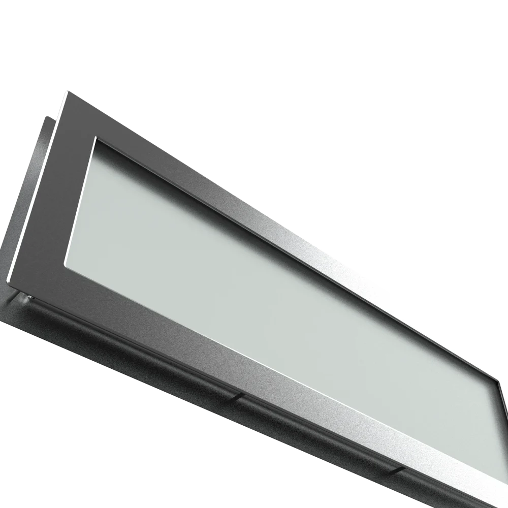 hublot vertical 250x750 mm pour porte de garage