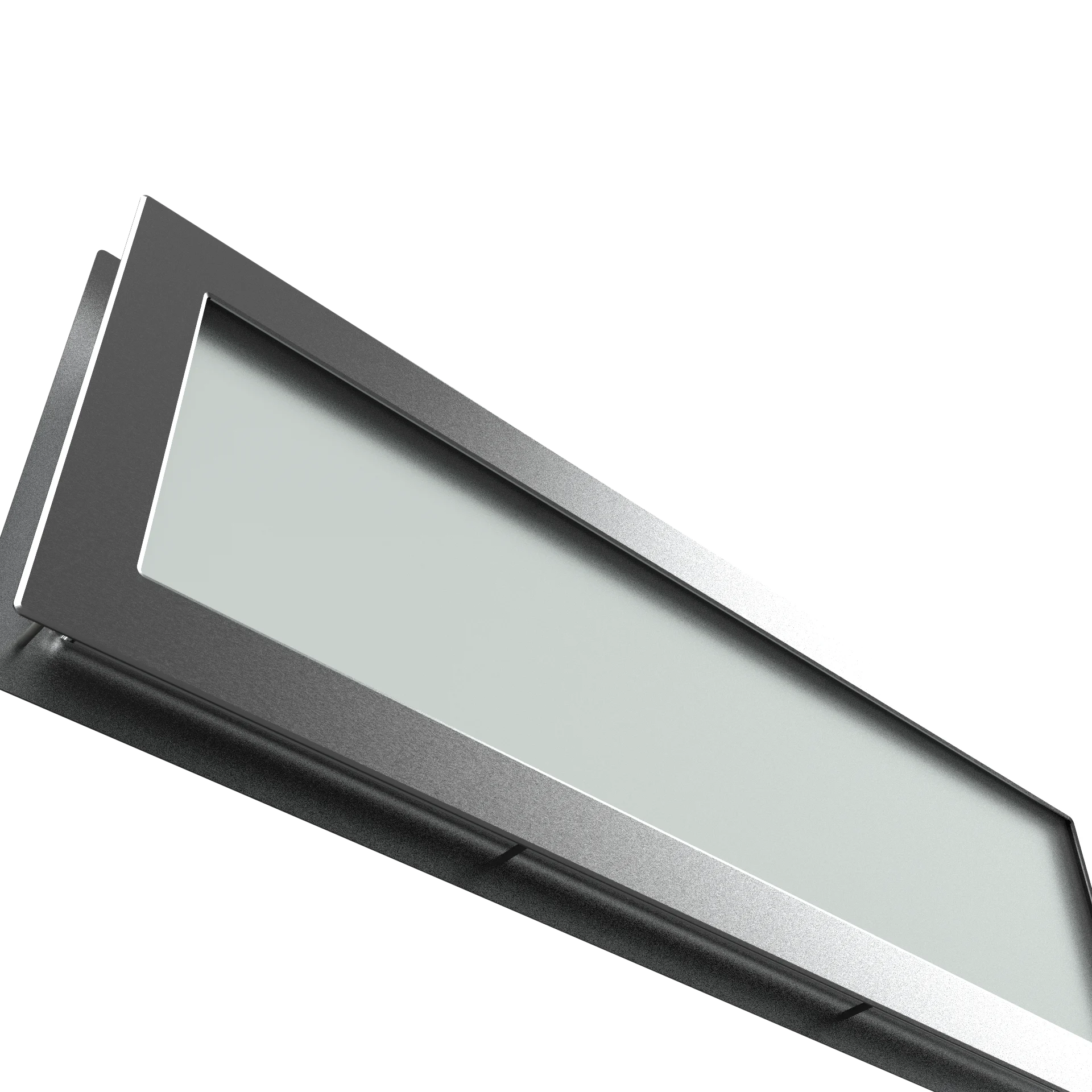 INNOVO - Hublot pour porte de garage 250x750 mm – clair ou dépoli - Pour portes de garage, cloisons et portes intérieures – Image 2