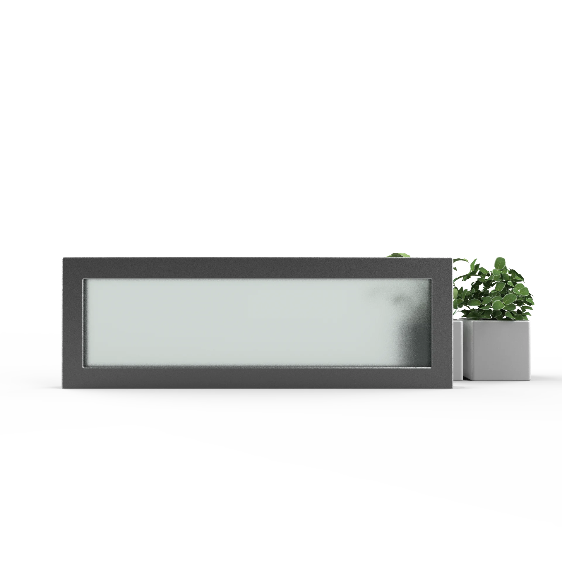 INNOVO - Hublot pour porte de garage 250x750 mm – clair ou dépoli - Pour portes de garage, cloisons et portes intérieures – Image 5