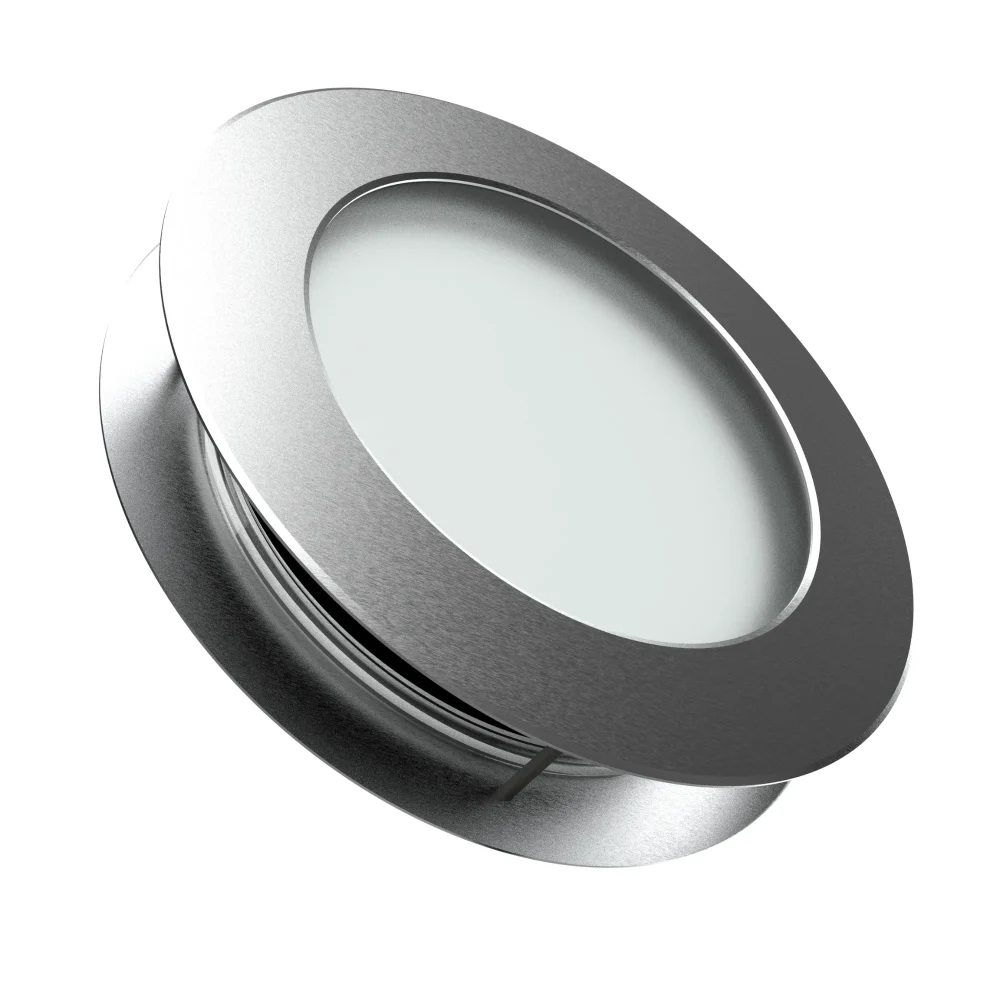PRESTIGIO - Hublot rond pour porte intérieure Ø250 mm – Double vitrage PMMA dépoli ou clair aspect verre