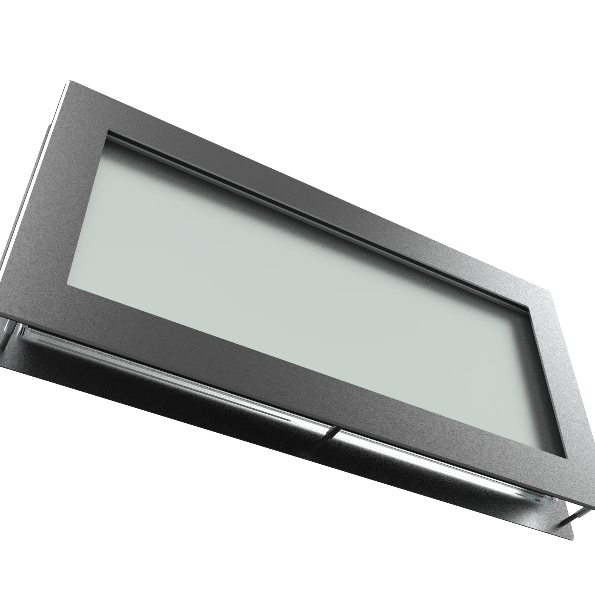 FASCINO - Hublot pour porte de service 250x500 mm – vitrage clair ou dépoli – porte garage & intérieure – Image 2