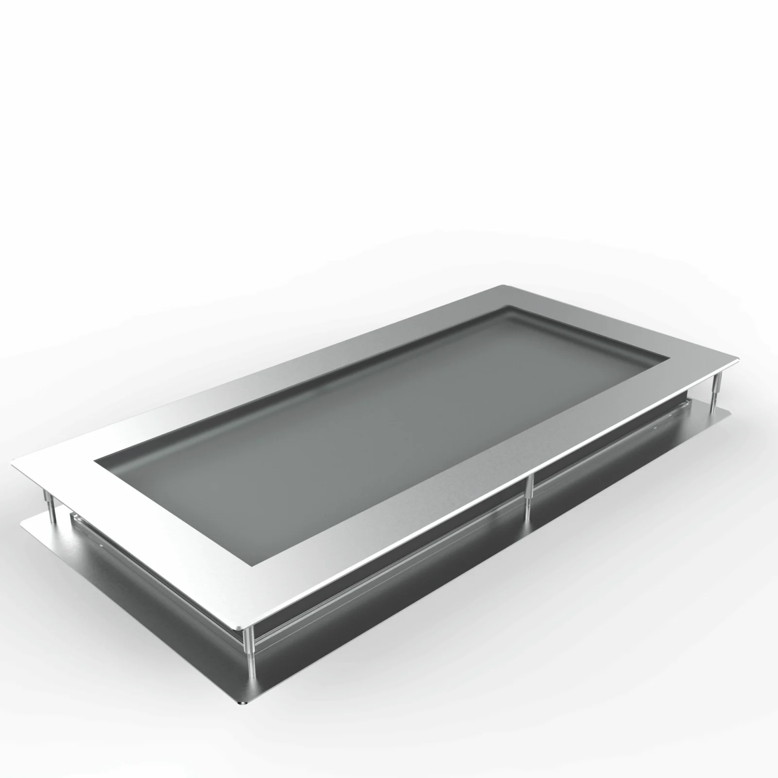 FASCINO - Hublot pour porte de service 250x500 mm – vitrage clair ou dépoli – porte garage & intérieure – Image 6