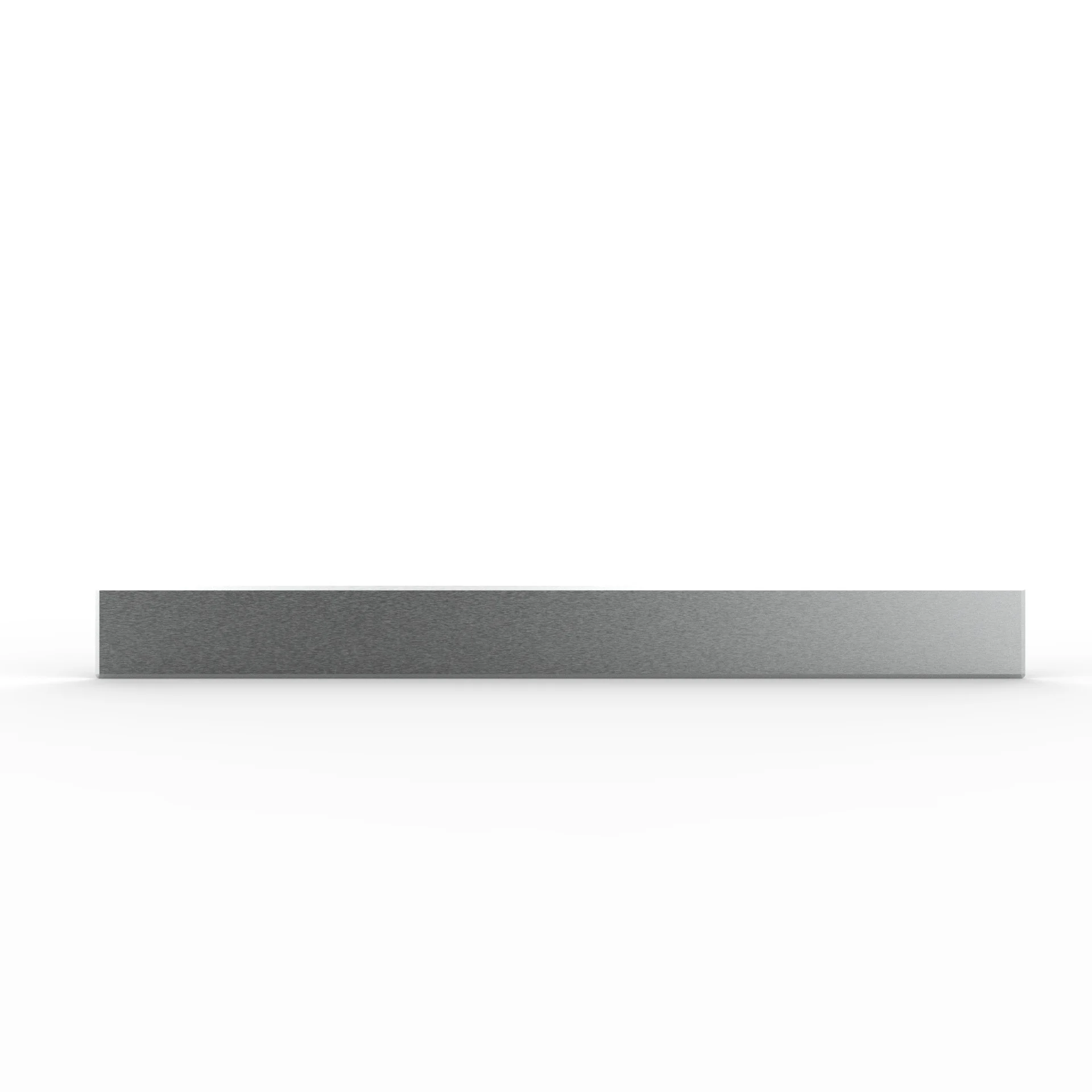 RECTANGOLO - Plaque décorative portail design aluminium inox brossé 400×40mm – Image 2