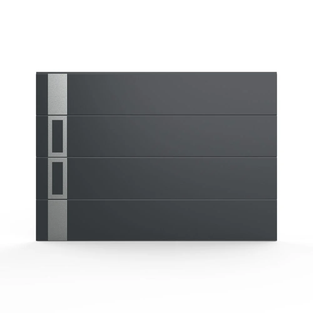DECOR ALU INOX DOMI POUR PORTE DE GARAGE