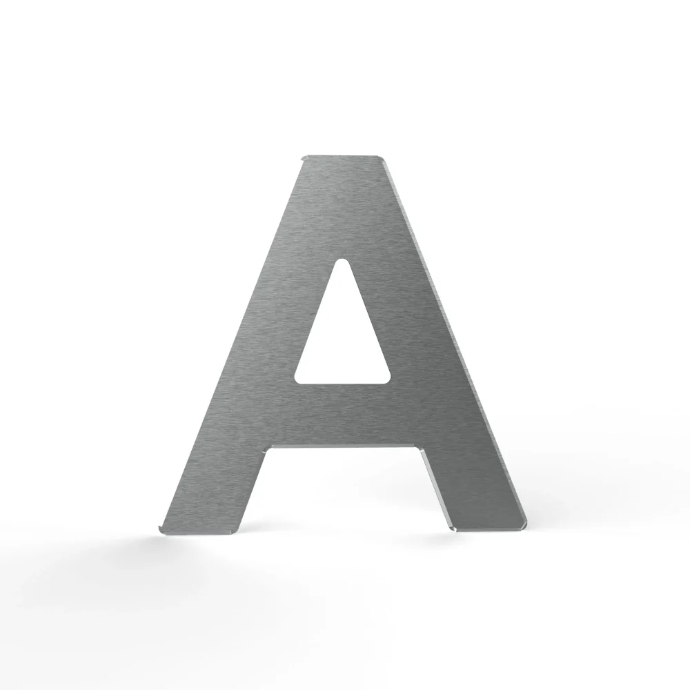 ALIA - Lettre de maison pour l’extérieur en alu inox