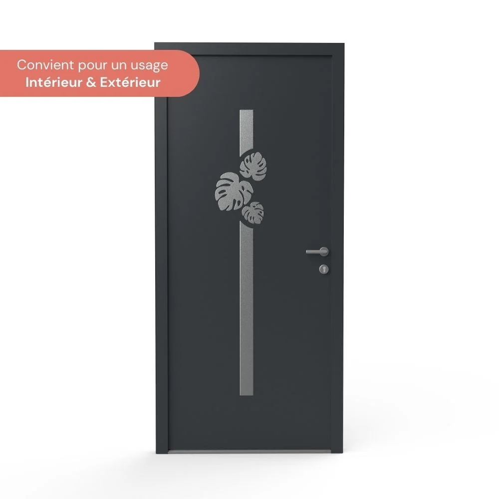 Décor végétal BRUUNA pour porte intérieur et extérieur