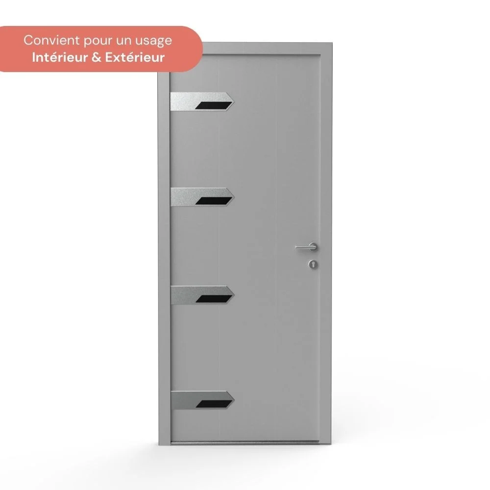 IIZII - DECOR PORTE DE GARAGE ANYA ALU INOX (2)