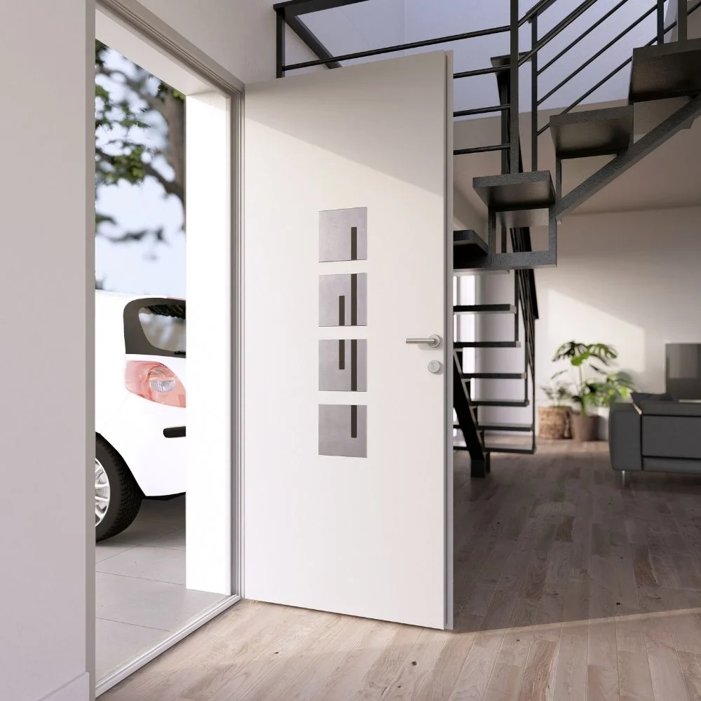 IIZII DECOR POUR PORTE ALU INOX MAEL