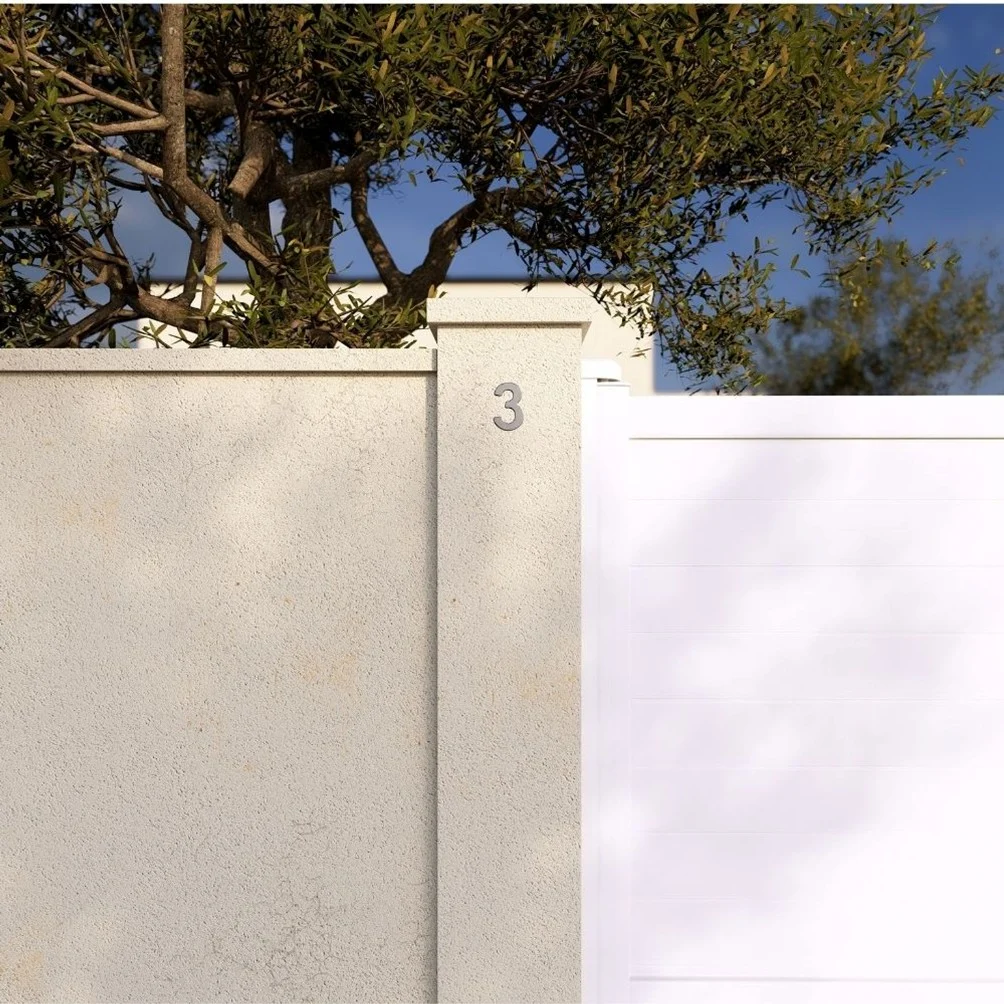 ELINOA - Numéro de maison en Alu Inox Brossé - Différentes tailles – Image 4