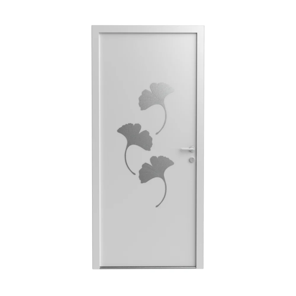 KAÏRA - Kit déco pour porte - Décor motif Ginkgo porte de maison  - Déco nature pour portes