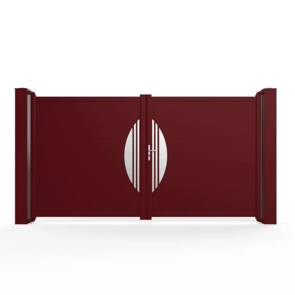 Kit de décoration MINIA à coller sur portail alu sans perçage