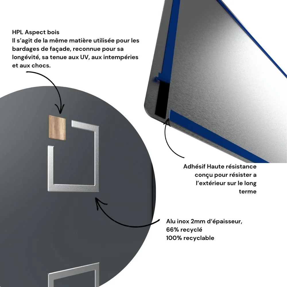 ALGO - Kit déco pour porte - Décoration porte intérieure et porte d'entrée – Image 3