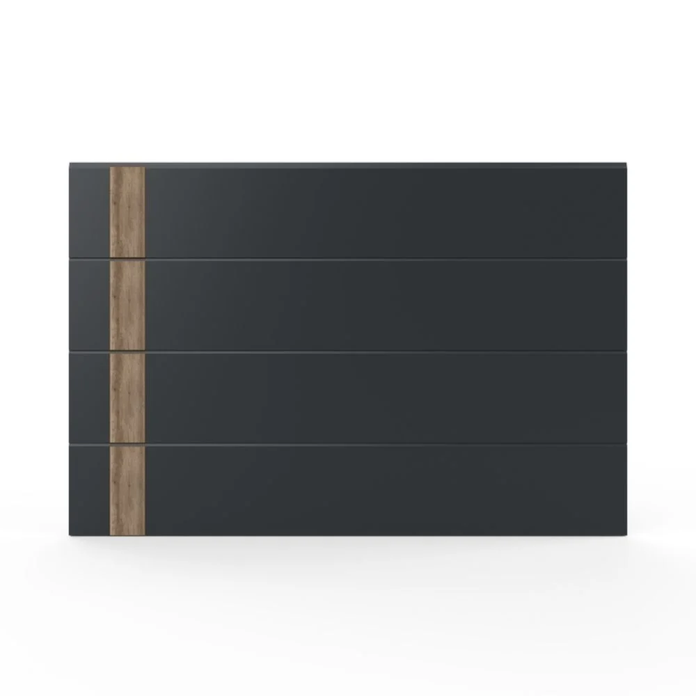 BASTIEN – Décor aspect bois naturel adhésif – Porte de garage sectionnelle, mono-rainurée
